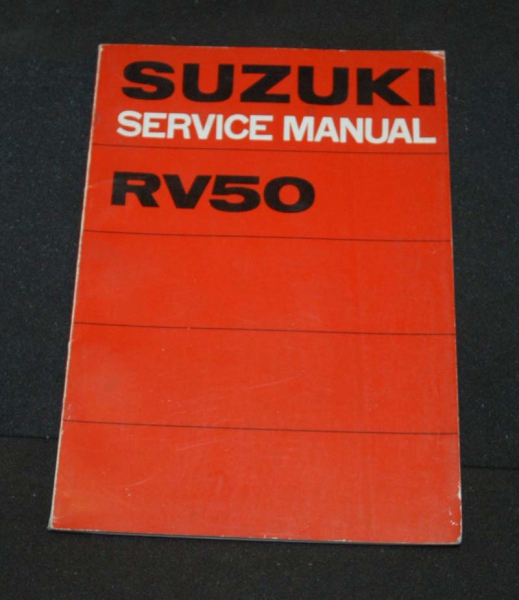 Werkstatthandbuch original SUZUKI wie NEU RV 50